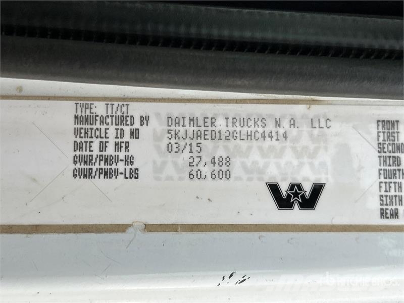 Western Star 4900 6x4 T/A Day Cab Truck Tractor وحدات الجر