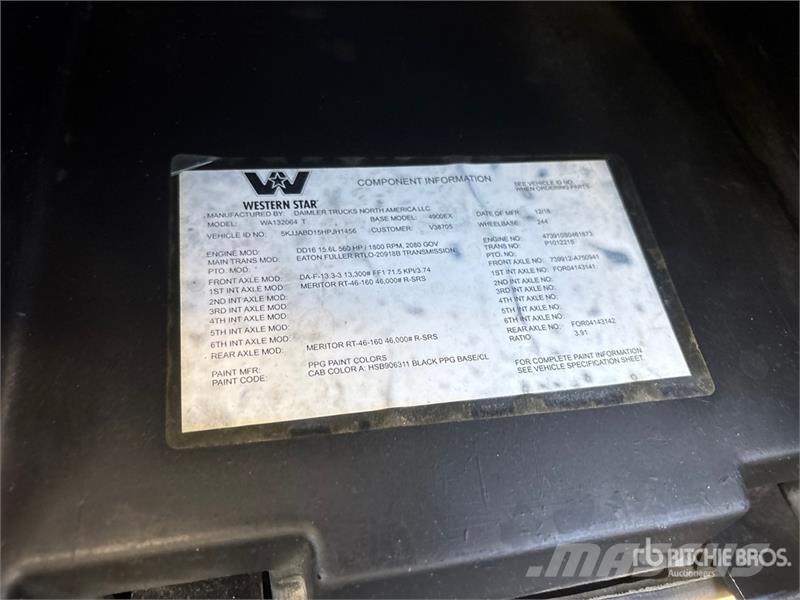Western Star 4900 6x4 T/A Sleeper Truck Tractor Sattelzugmaschinen