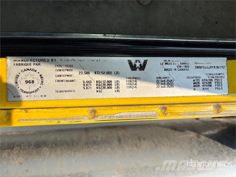 Western Star 4900 6x4 Sleeper Tow Truck Hinausautot