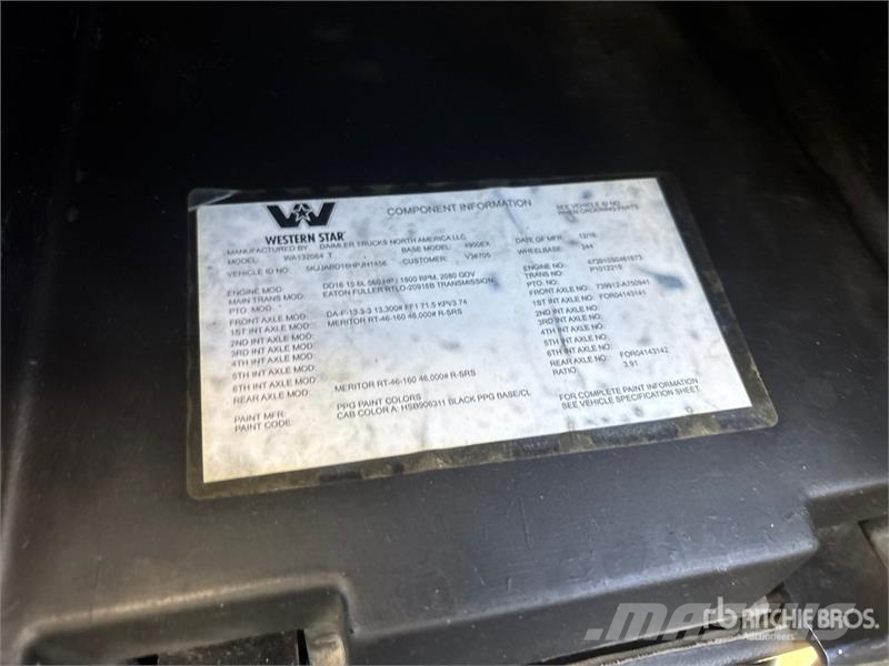 Western Star 4900 6x4 T/A Sleeper Truck Tractor Sattelzugmaschinen