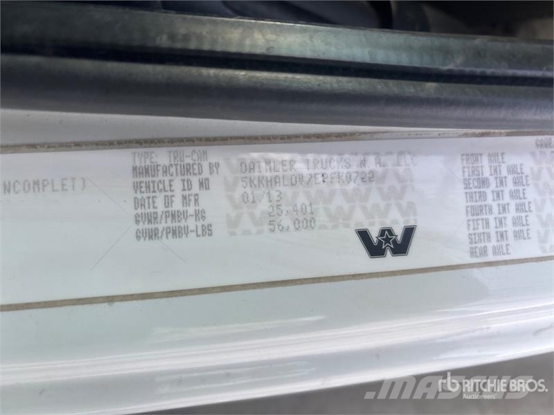 Western Star 4900SA 6x4 T/A Dump Truck Kiperi kamioni