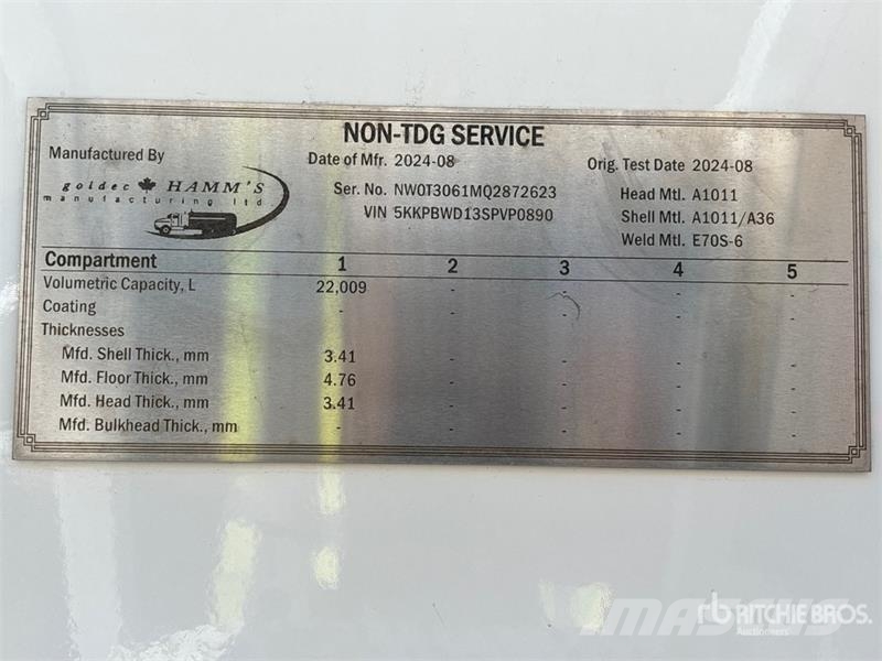 Western Star 49X 22009 L 8x6 Water Truck 水車