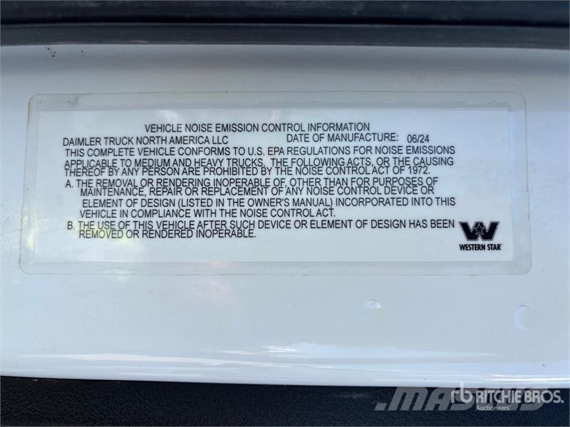 Western Star 49X 22009 L 8x6 Water Truck 水車