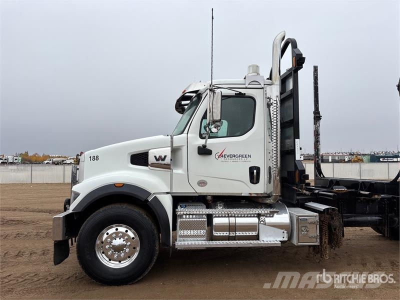 Western Star 49X 8x6 Short Wood Log Truck شاحنات أشجار