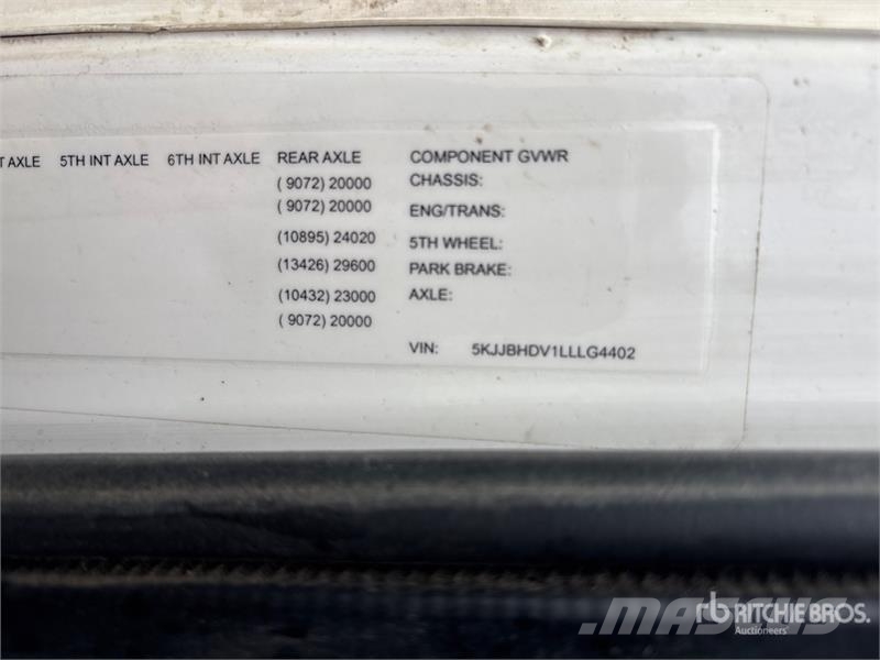 Western Star 5700 6x4 T/A Sleeper Truck Tractor Sattelzugmaschinen