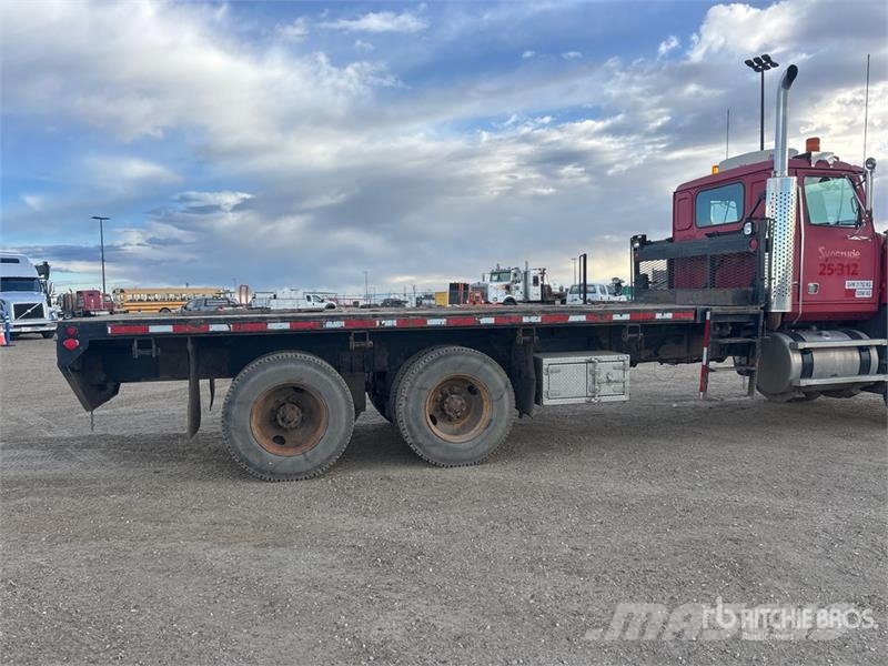 Western Star 6900 6x4 Flatbed Truck Plošinové nákladné automobily/nákladné automobily so sklápacími bočnicami