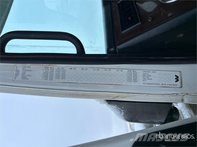 Western Star W4900 6x4 Snow Plow Truck Pilsētas atkritumvedēji
