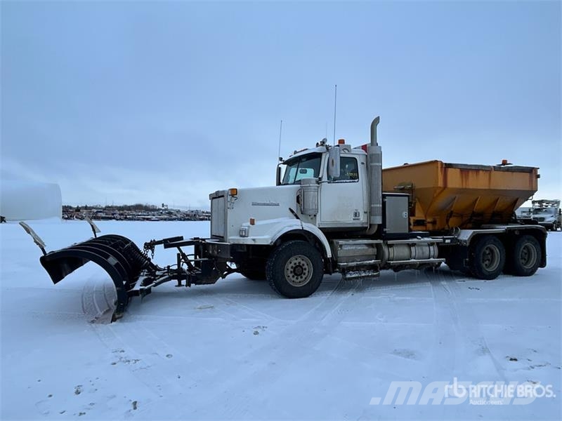 Western Star W4900 6x4 Snow Plow Truck Pilsētas atkritumvedēji