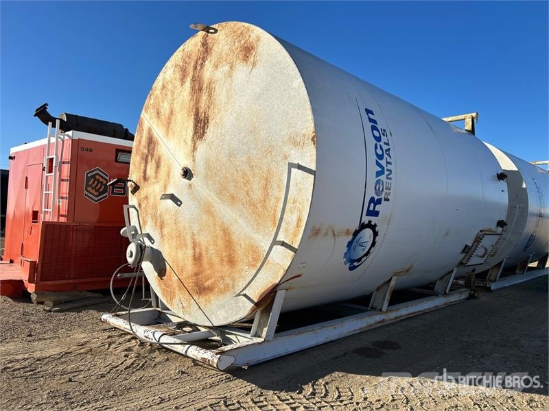 Westfab 400 bbl Skid Mounted Steel Tank Degvielas un piedevu tvertnes