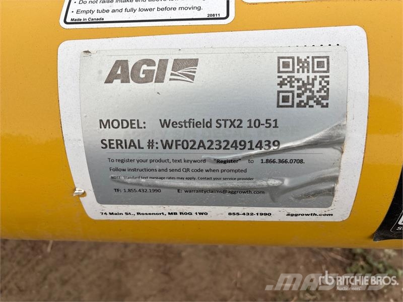 Westfield 10 in x 51 ft Grain Auger (Unused) Szállító berendezések