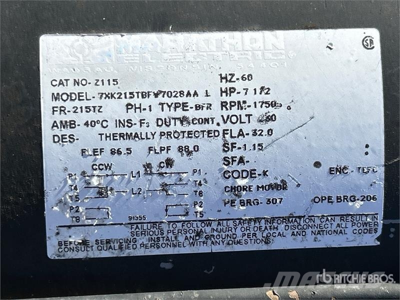 Westfield J208-31 8 in x 31 ft Grain Auger Attrezzature di trasporto