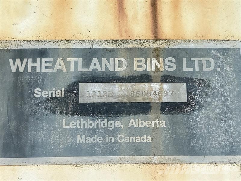 Wheatland +/- 50 ton Smooth Wall Hopper Grain Bin 곡물 처리가공 및 보관 장치/기계 - 기타