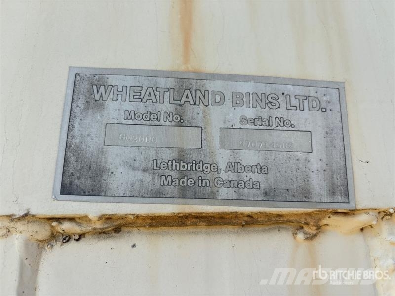  Wheatland Grain Max 2000 +/- 2000 bu Smooth Wall H وحدات / آلات معالجة المحاصيل وتخزينها - أخرى