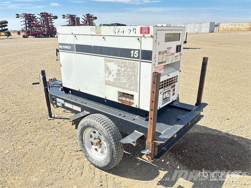 Whisperwatt DCA- 15SPXU4F 15 kW Mobile Generator Set (Inoperab Generadores diesel