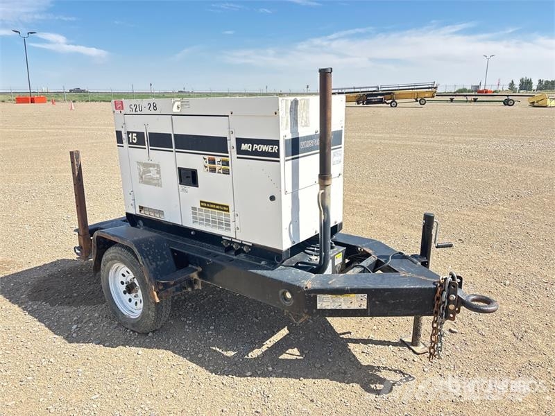 Whisperwatt DCA- 15SPXU4F 15 kW Mobile Generator Set (Inoperab Generadores diesel
