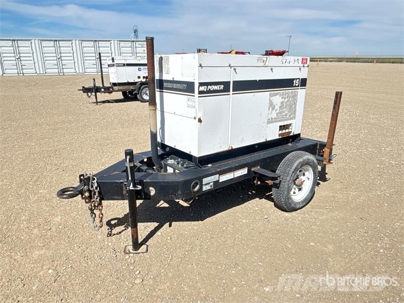 Whisperwatt DCA- 15SPXU4F 15 kW Mobile Generator Set (Inoperab Generadores diesel