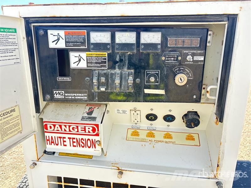 Whisperwatt DCA- 15SPXU4F 15 kW Mobile Generator Set (Inoperab Generadores diesel