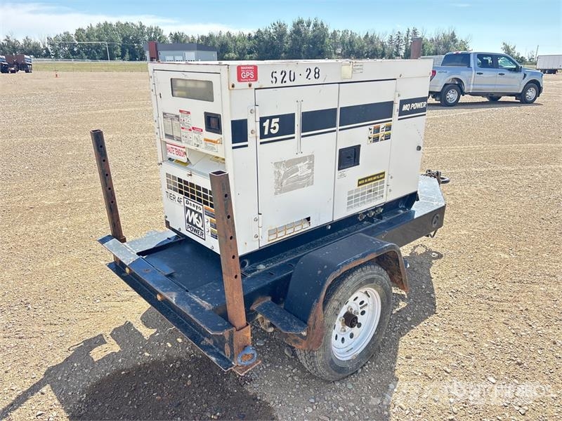 Whisperwatt DCA- 15SPXU4F 15 kW Mobile Generator Set (Inoperab Generadores diesel