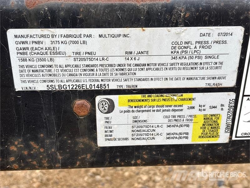Whisperwatt DCA-455SIU4F 36 kW Mobile Generator Set Diiselgeneraatorid