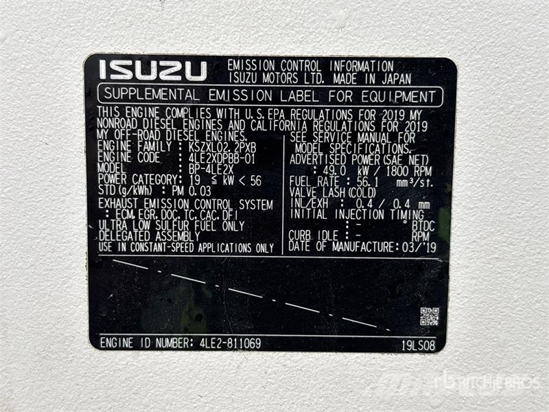 Whisperwatt DCA-455SIU4F 36 kW Mobile Generator Set Diiselgeneraatorid