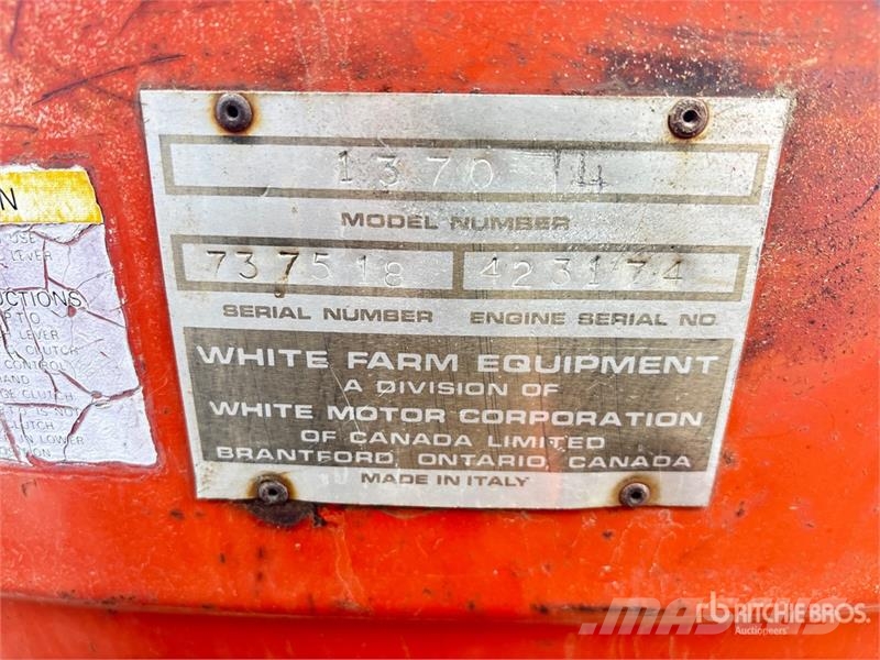 White 1370 2WD Utility Tractor Kleintraktoren