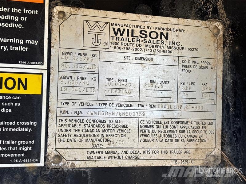 Wilson 48 ft T/A Flatbed Trailer Прицепы-платформы/боковая разгрузка
