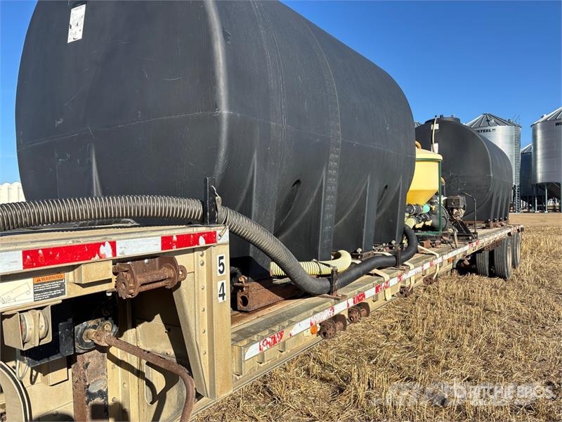 Wilson 48 ft T/A Sprayer Tender Step Deck Trailer لوادر منخفضة