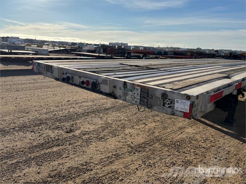 Wilson 53 ft Quad/A Flatbed Trailer Platformy / Przyczepy z otwieranymi burtami