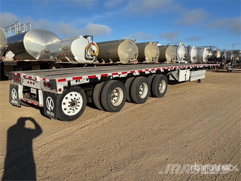 Wilson 53 ft Quad/A Flatbed Trailer Platformy / Przyczepy z otwieranymi burtami