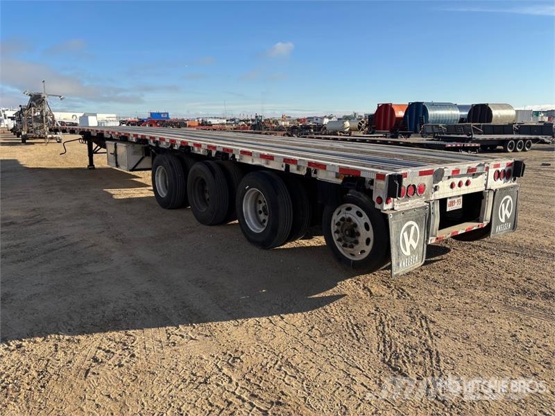 Wilson 53 ft Quad/A Flatbed Trailer Platformy / Przyczepy z otwieranymi burtami