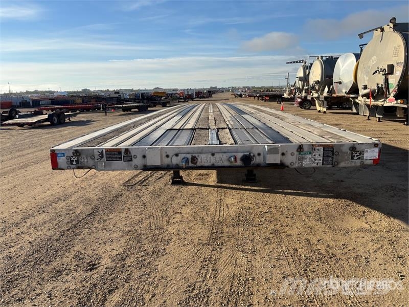 Wilson 53 ft Quad/A Flatbed Trailer Platformy / Przyczepy z otwieranymi burtami