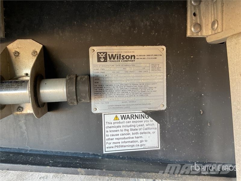 Wilson CL-1060 32 ft Super B-Train Lead Flatbed Trailer مقطوروات مسطحة/مفصلية الجوانب
