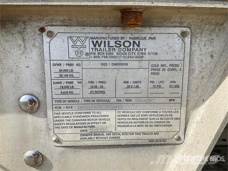 Wilson DWH-500 Viljavaunut