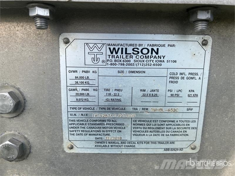 Wilson Prairie XT 28 ft Super B-Train Lead Grain Trailer Prikolice za zrno