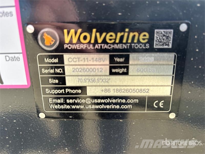 Wolverine CCT-11-148V Concrete Placement Skid Stee Godet
