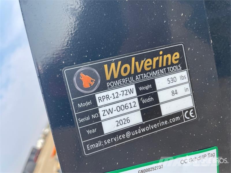  Wolverine RPR-12-72W 72 in Skid Steer Ripper Scari Escarificadores
