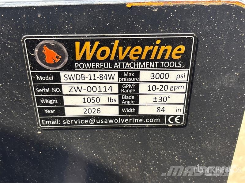 Wolverine SWDB-11-84W 84 in PAT Skid Steer Dozer ( Πτερύγια