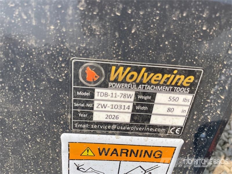  Wolverine TDB-11-78W 78 in General Purpose Skid St 挖斗