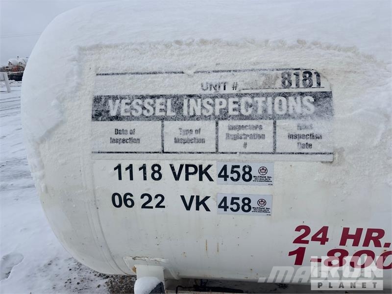 WRB TDU Skid Mounted Steel Ammonia Tank Fuel and additive tanks