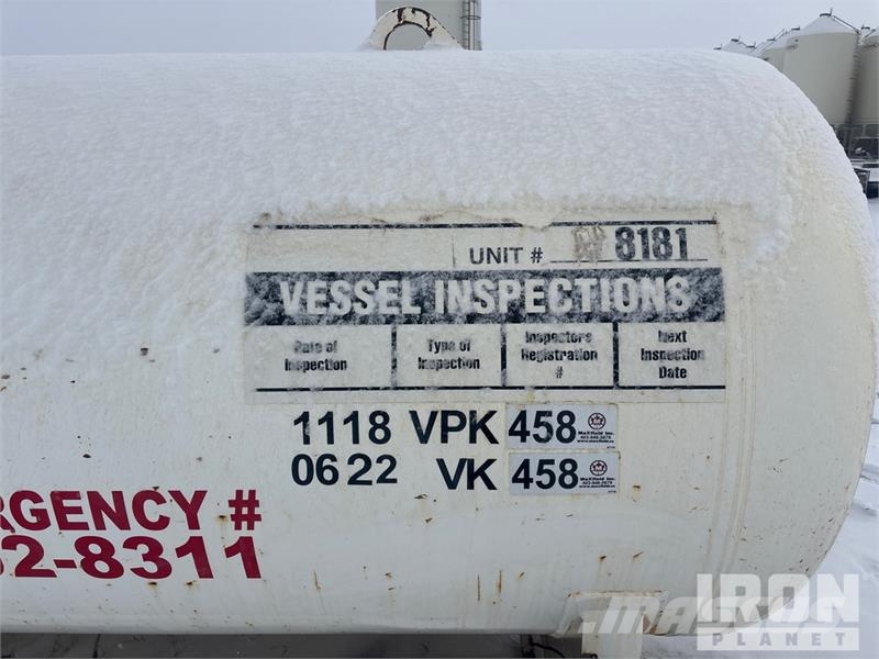 WRB TDU Skid Mounted Steel Ammonia Tank Fuel and additive tanks