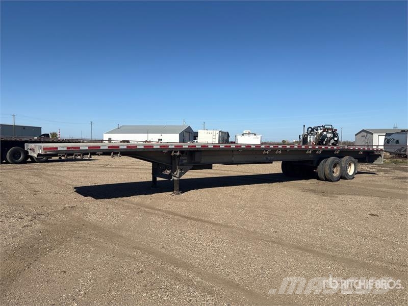 Xtreme 53 ft T/A Flatbed Trailer Plataforma plana/laterales abatibles