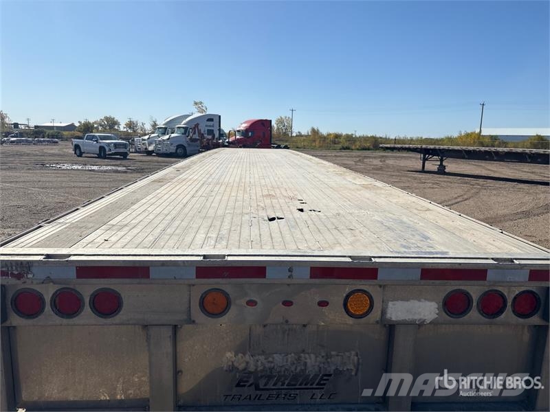 Xtreme 53 ft T/A Flatbed Trailer Plataforma plana/laterales abatibles