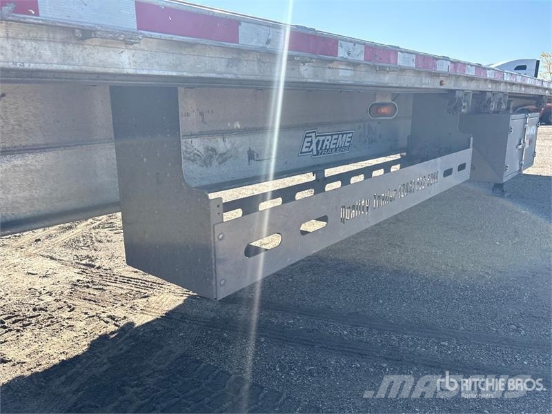 Xtreme 53 ft T/A Flatbed Trailer Plataforma plana/laterales abatibles