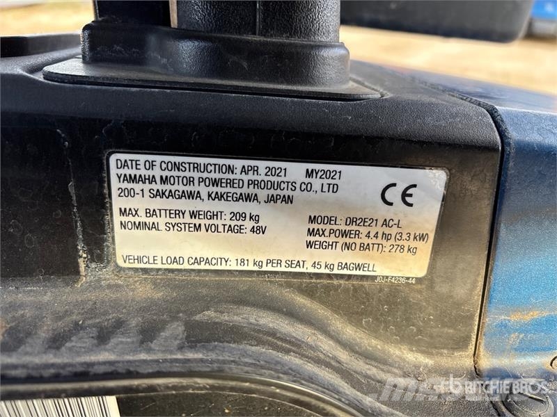 Yamaha Drive 2 YDR-EADMT21 AAC Electric Golf Cart Carrinhos de golfe