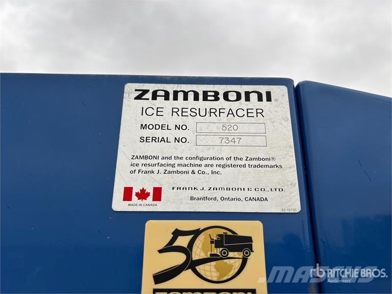 Zamboni 520 Ice Resurfacer 기타 도로 및 제설 기계