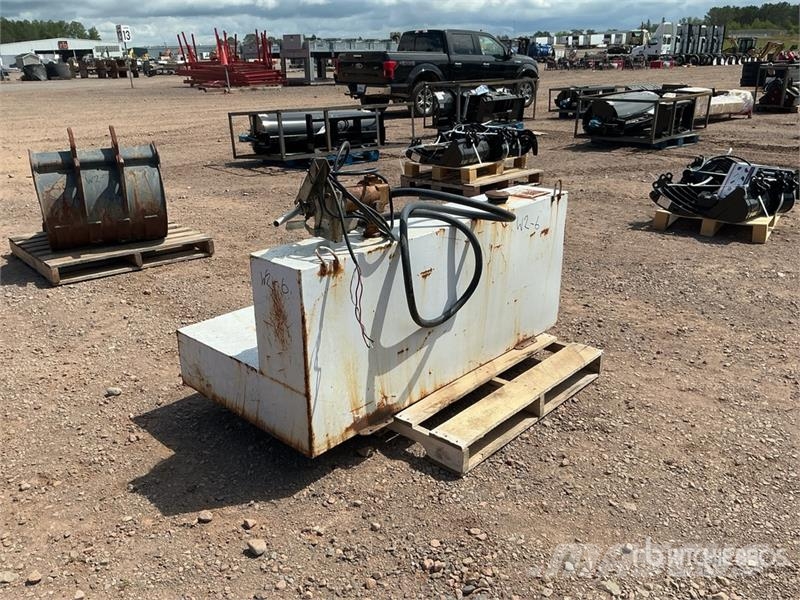 105 gal Skid Mounted Steel Fuel Tank 연료 및 첨가제 탱크