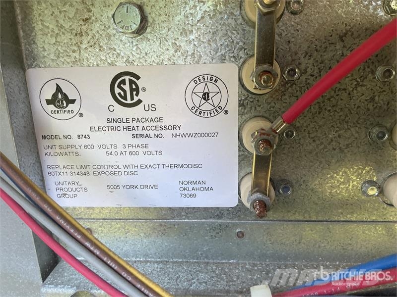 118000 BTU Cooling Units Lauksaimniecība- Citi