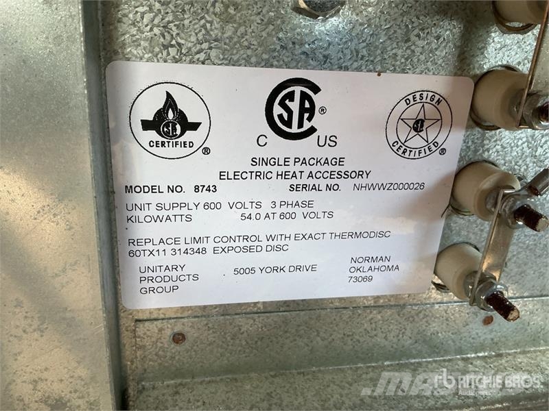 118000 BTU Cooling Units Lauksaimniecība- Citi