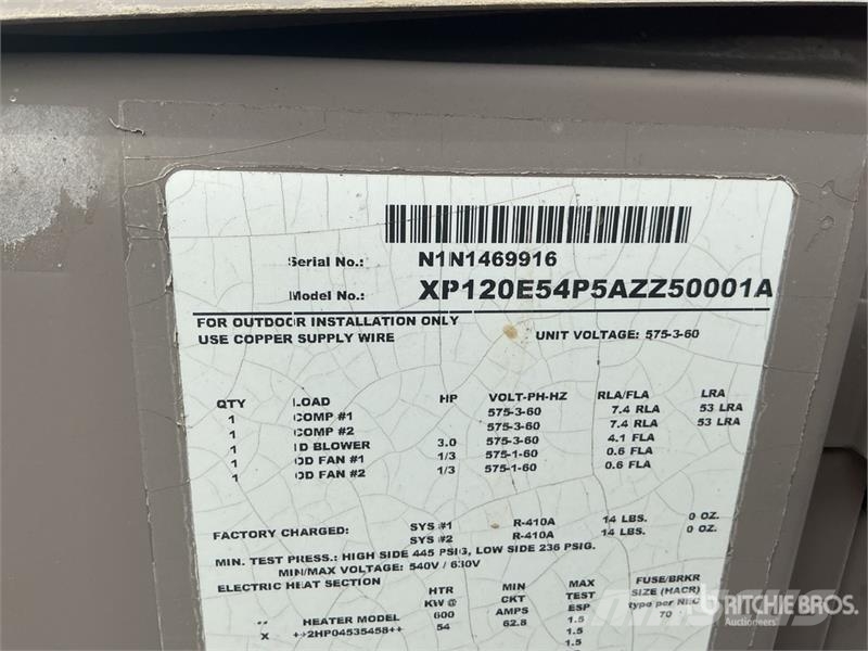 118000 BTU Cooling Units Lauksaimniecība- Citi