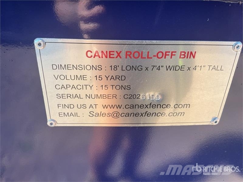 18 ft Roll-Off Container (Unused) Специални контейнери